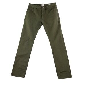 Flint and Tinder Men's 32x32 Olive Green Slim Fit 5 Pocket Pants Huckberry